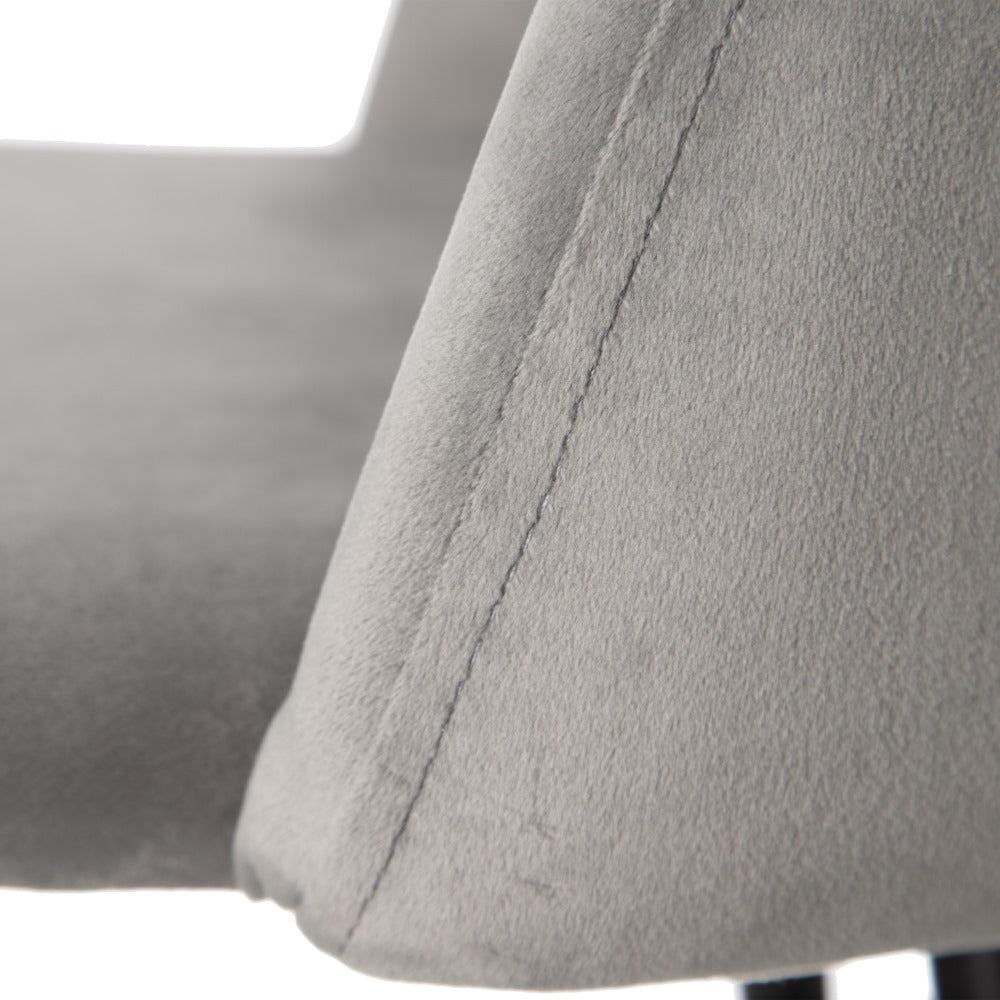 GREY WOVEN-METAL TALL STOOL LIVING ROOM 40.20 X 48.20 X 102 CM