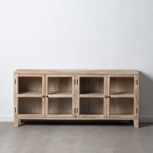 APARADOR BLANCO ROZADO MADERA DE MANGO 160 X 35 X 71 CM