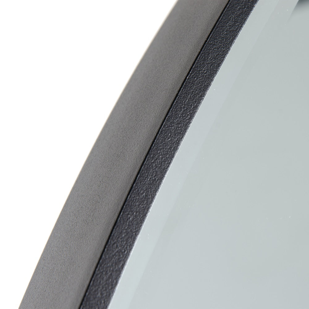 ESPEJO NEGRO ALUMINIO-CRISTAL 120 X 4 X 120 CM