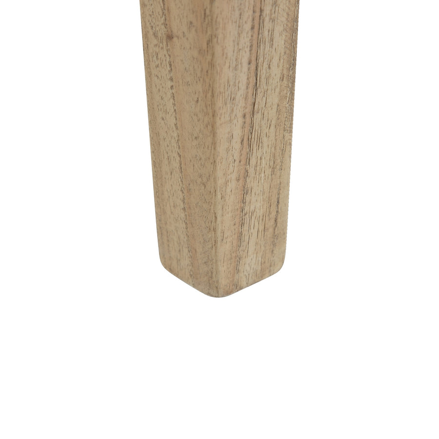 MESITA NATURAL MADERA MINDI DORMITORIO 50 X 32 X 72 CM