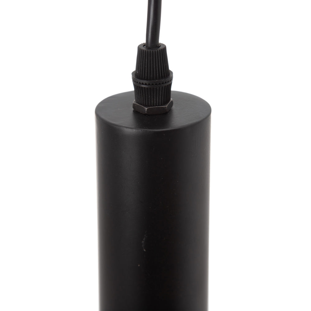 CEILING LAMP BLACK-COPPER METAL 15 X 15 X 30 CM