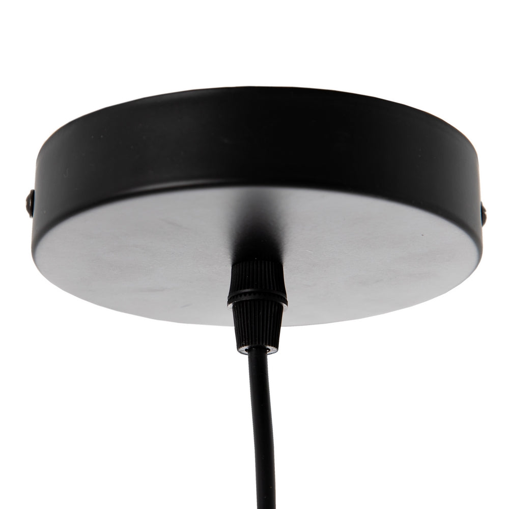 CEILING LAMP BLACK-COPPER METAL 15 X 15 X 30 CM