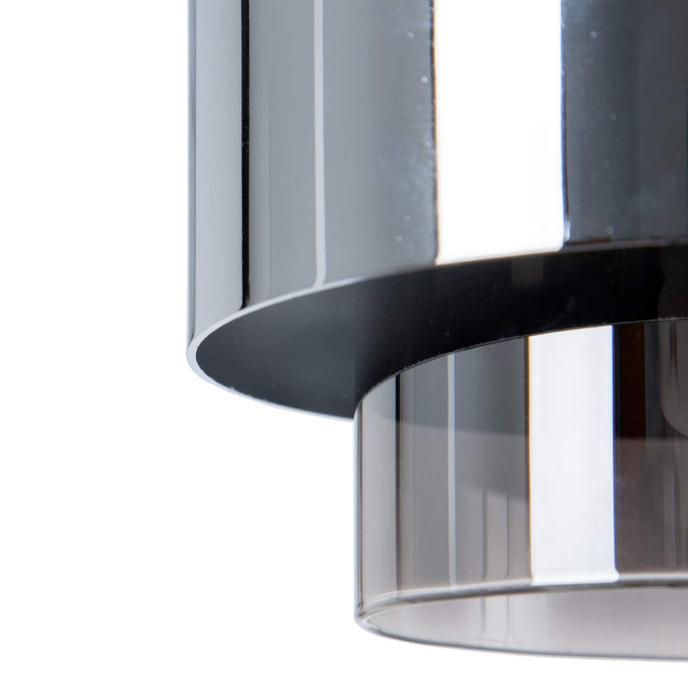 SILVER CRYSTAL/METAL CEILING LAMP 13 X 13 X 12 CM