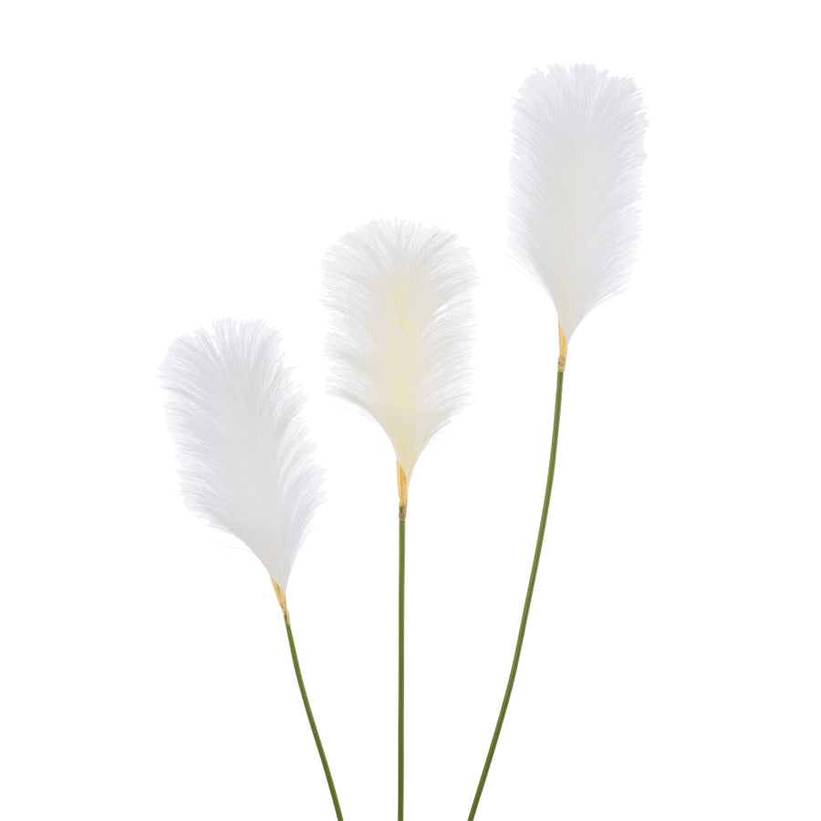 RAMA JUNCO BLANCO ARTIFICIAL DECORACIÓN 25 X 12 X 108 CM
