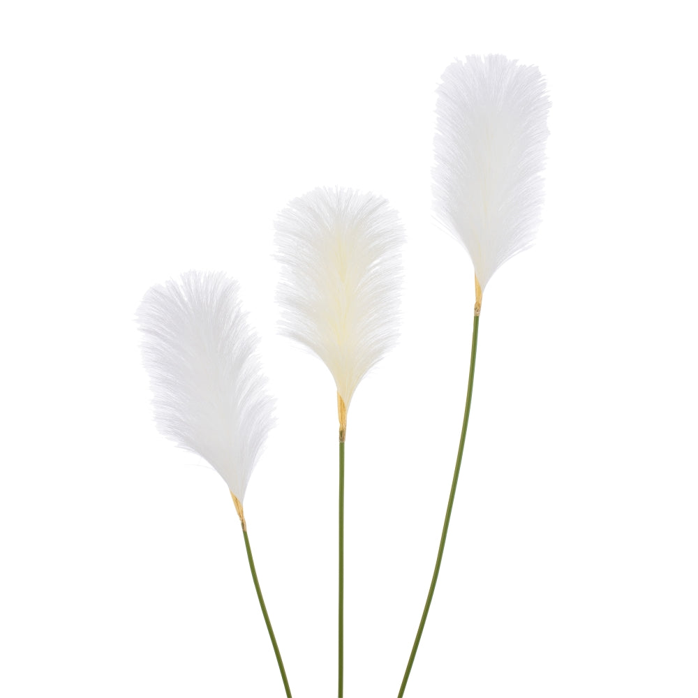 RAMA JUNCO BLANCO ARTIFICIAL DECORACIÓN 25 X 12 X 108 CM