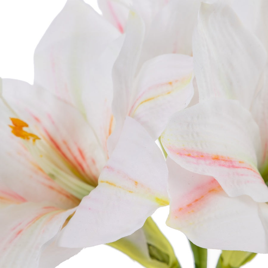 FLOR AMARILIS BLANCO ARTIFICIAL 23 X 20 X 73 CM