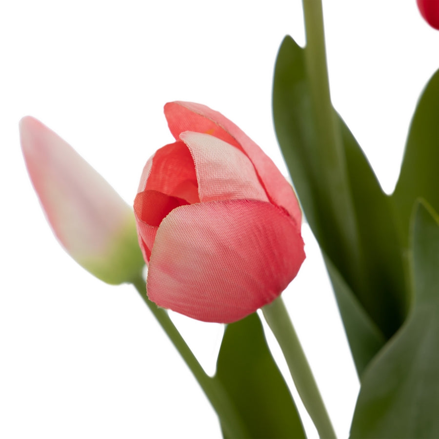 PLANTA TULIPANES ROSA ARTIFICIAL 11 X 11 X 31 CM