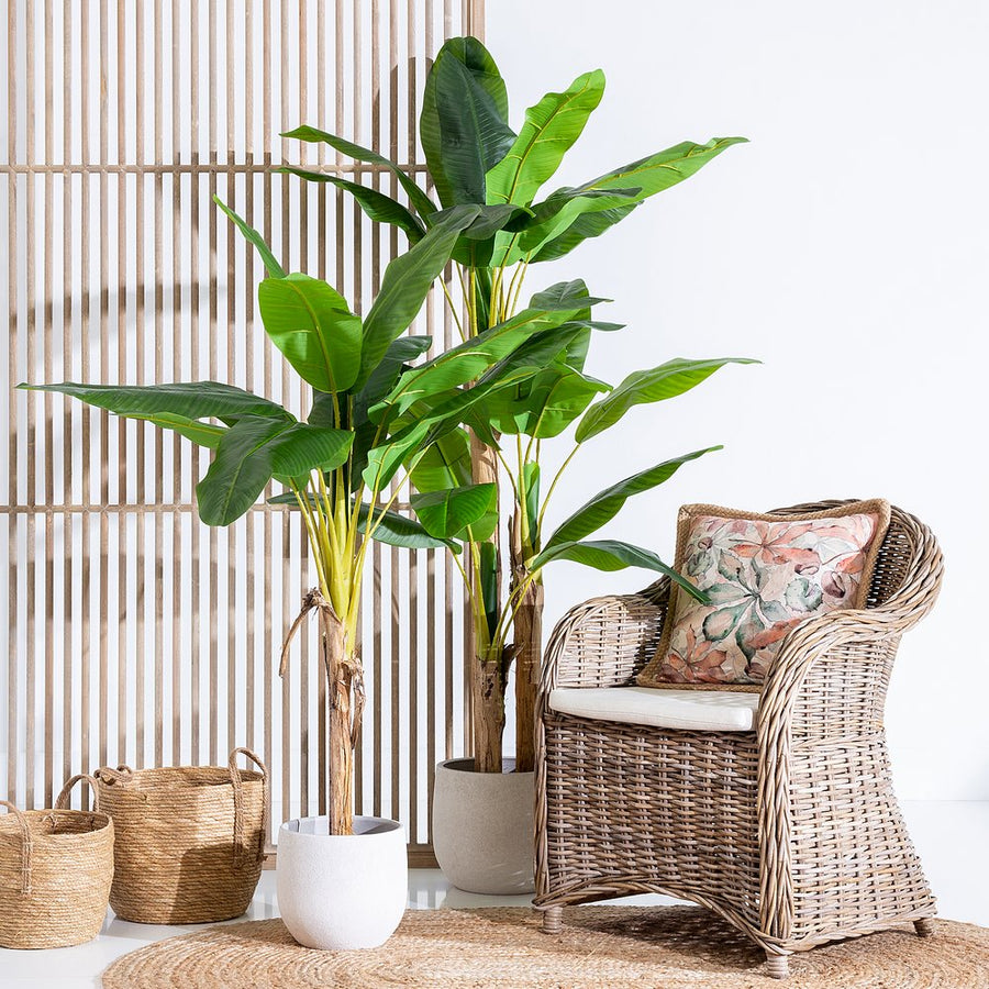 PLANTA HOJA BANANO VERDE ARTIFICIAL 93 X 90 X 190 CM