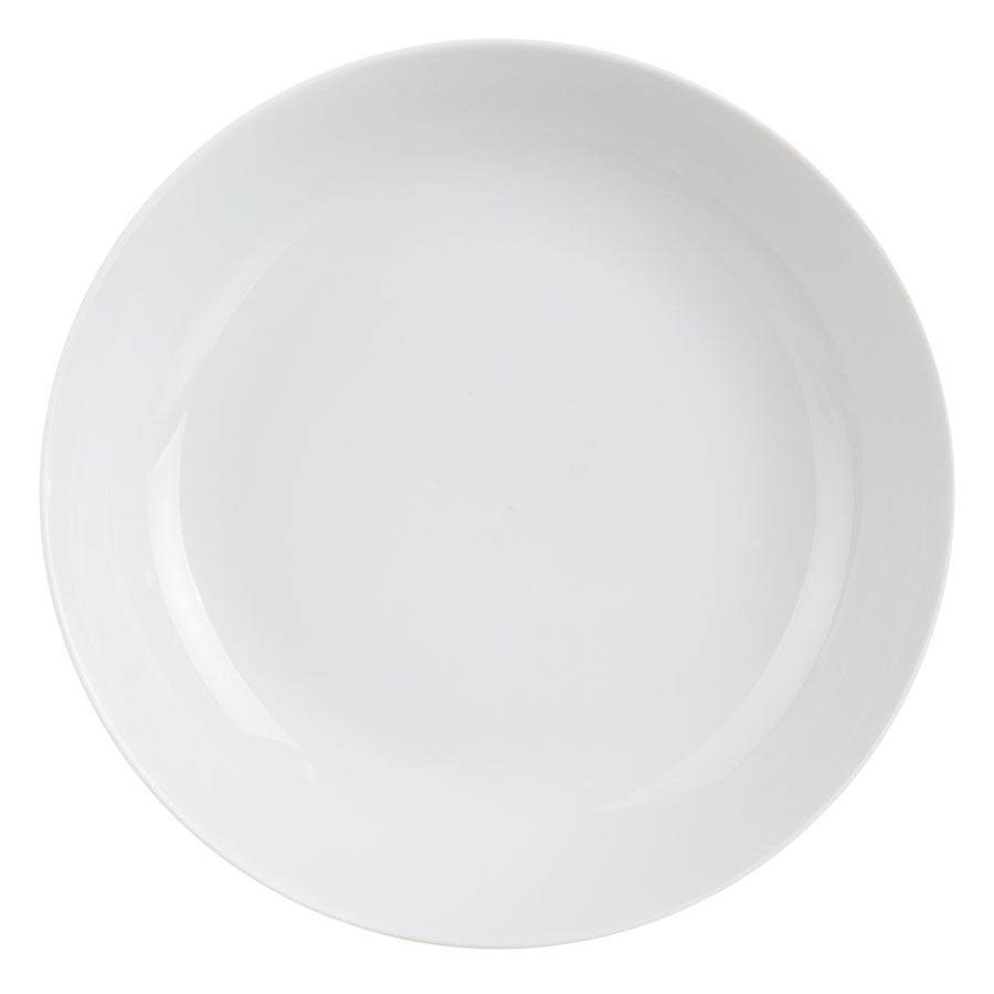 PLATO HONDO BLANCO PORCELANA COCINA 20,50 X 20,50 X 4 CM
