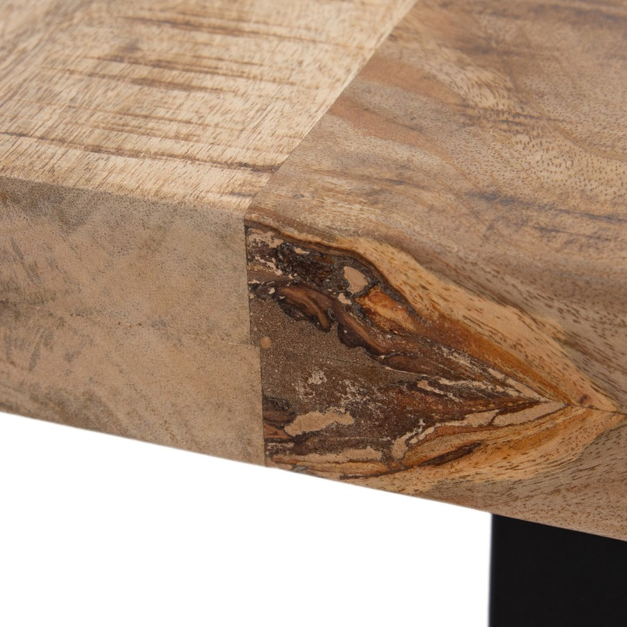 MESA COMEDOR NATURAL-NEGRO 240 X 100 X 76 CM