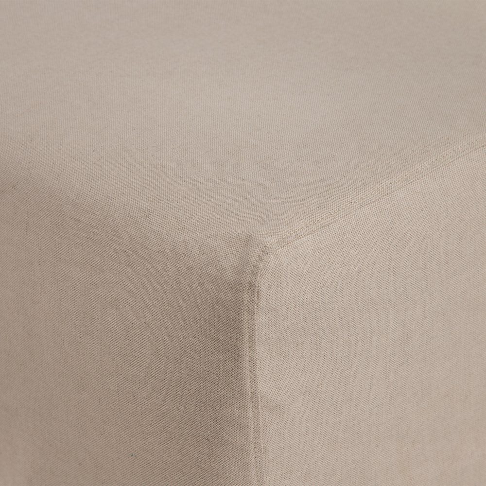 SOFÁ CHAISE LONGUE BEIGE TEJIDO SALÓN 249 X 160 X 73 CM
