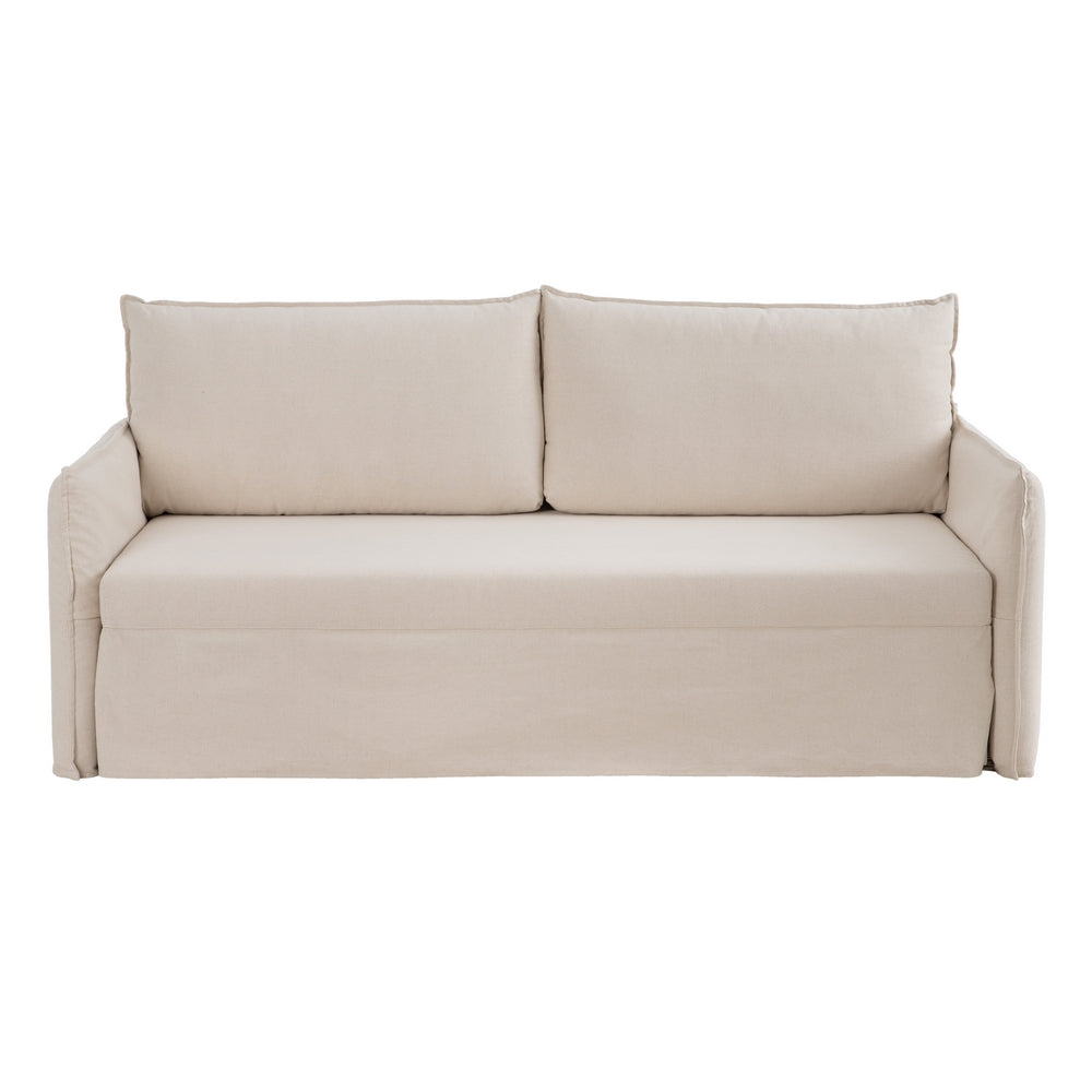 SOF�-CAMA NIDO BEIGE TEJIDO SAL�N 215 X 100 X 97 CM