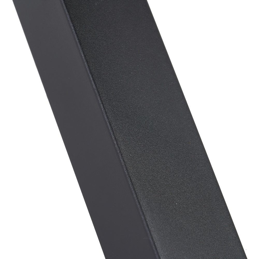 MESA COMEDOR MARRÓN-NEGRO DM-METAL 160 X 90 X 76 CM