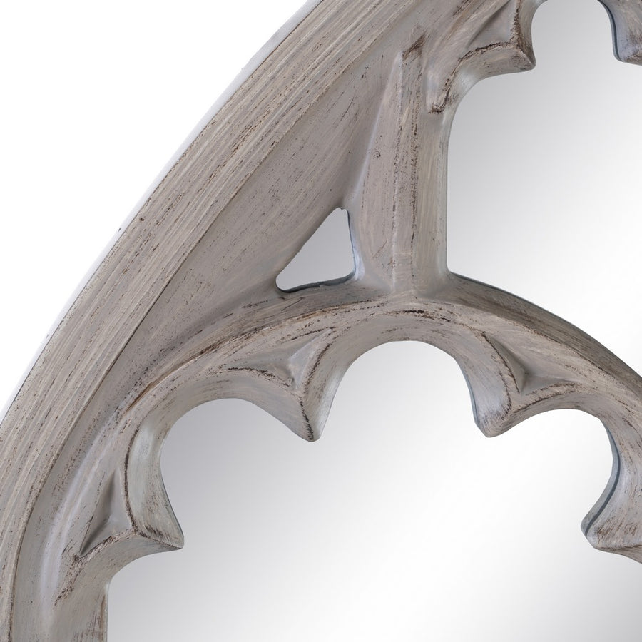 ESPEJO NATURAL PU/CRISTAL DECORACIÓN 106 X 94 X 5 CM