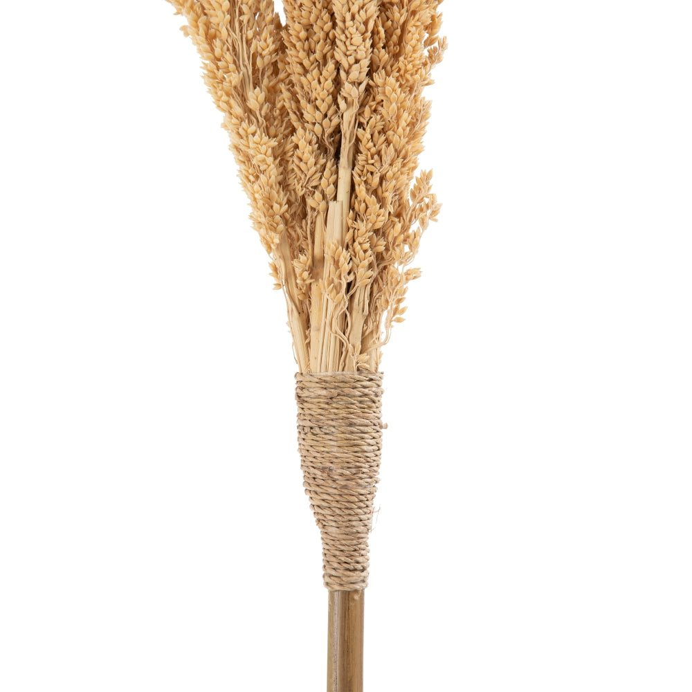RAMA CREMA FIBRA NATURAL DECORACIÓN 7 X 7 X 190 CM