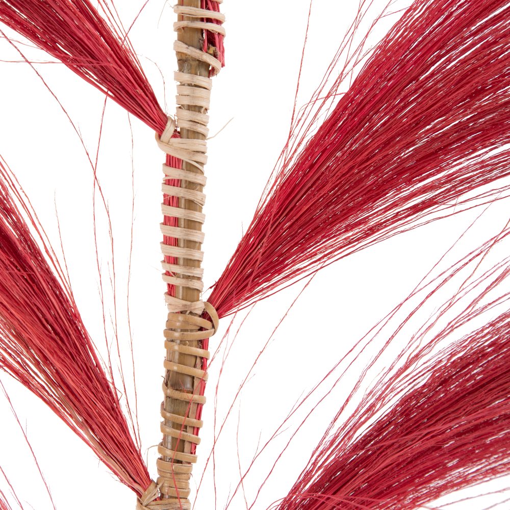 RAMA ROJO FIBRA NATURAL DECORACIÓN 60 X 1 X 230 CM