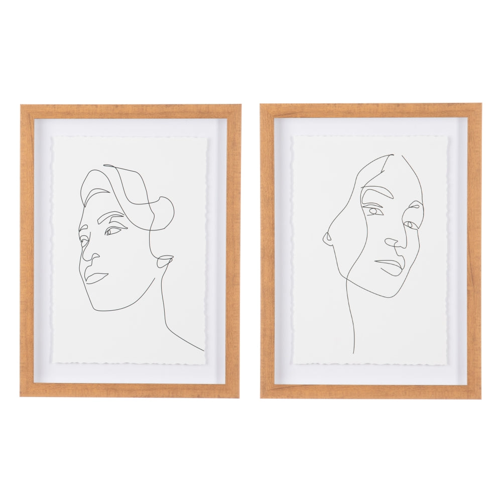 CUADRO IMPRESIÓN ROSTRO 2/M PS/CRISTAL 30 X 2,50 X 40 CM