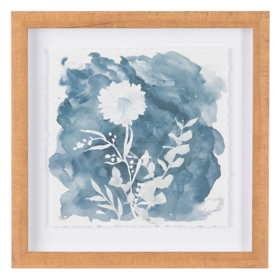 CUADRO IMPRESIÓN FLORES 4/M PS/CRISTAL 30 X 2,50 X 30 CM