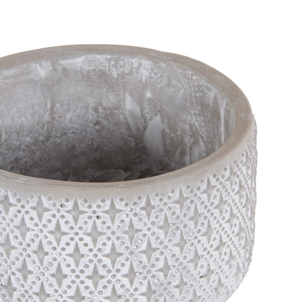CEMENT DECORATIVE PLANTER 14 X 4 X 8.50 CM