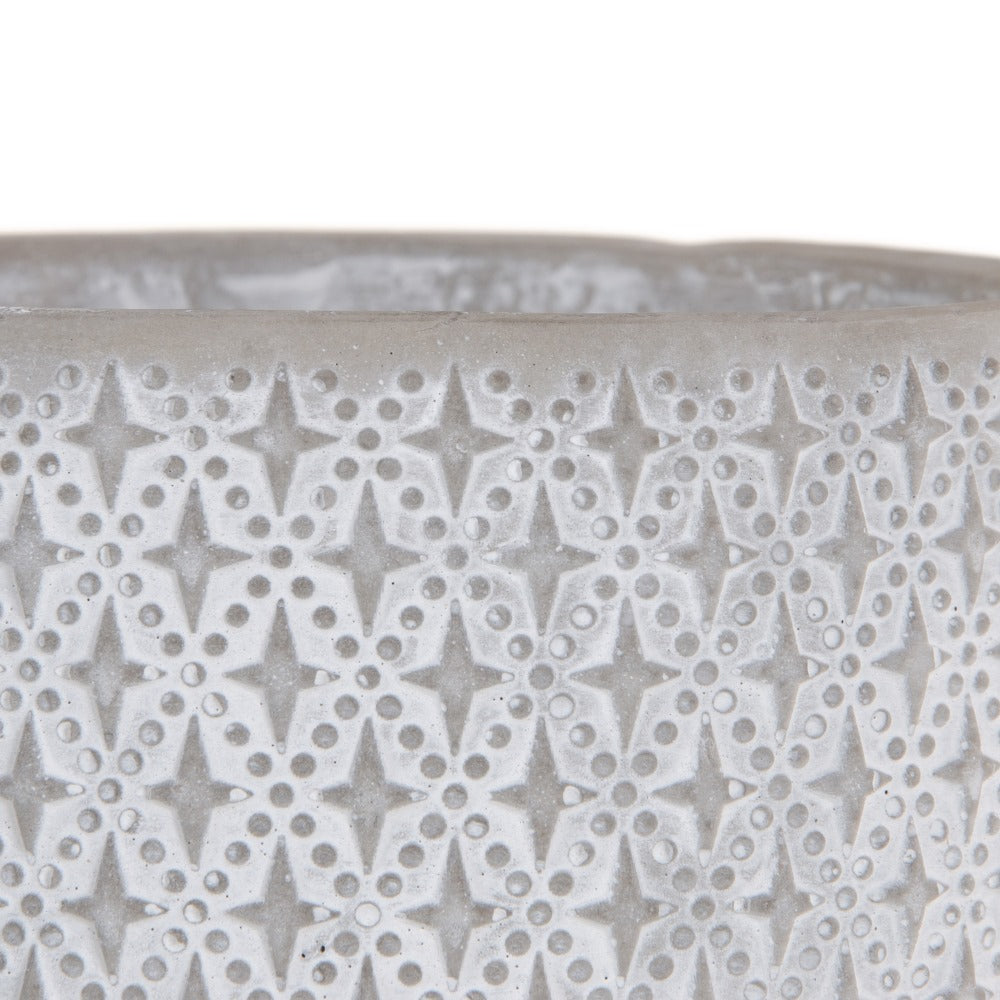 CEMENT DECORATIVE PLANTER 14 X 4 X 8.50 CM