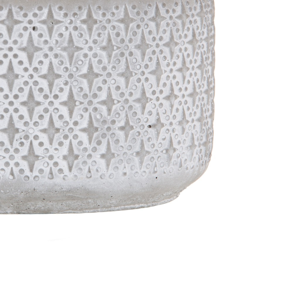 CEMENT DECORATIVE PLANTER 14 X 4 X 8.50 CM