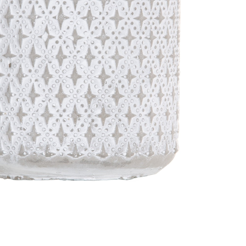 CEMENT DECORATIVE POT 10 X 10 X 10 CM
