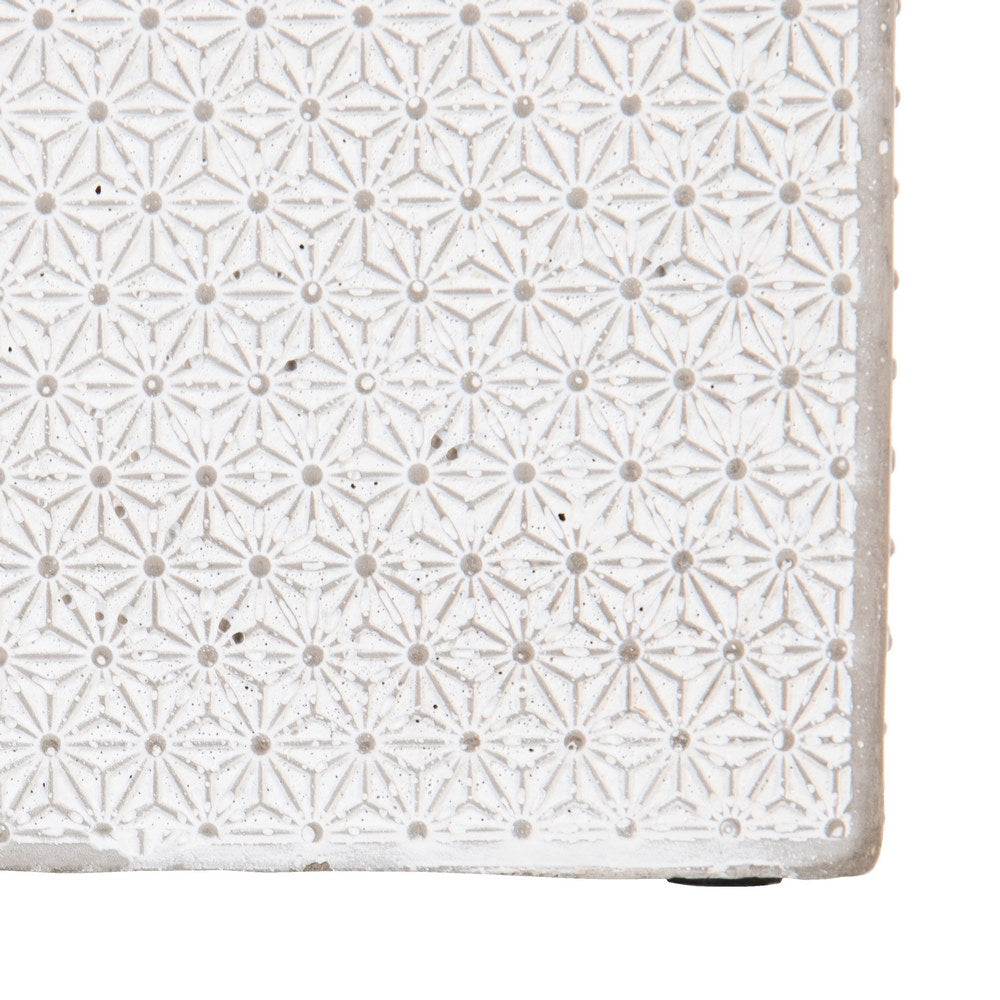CEMENT DECORATIVE PLANTER 15 X 15 X 15 CM