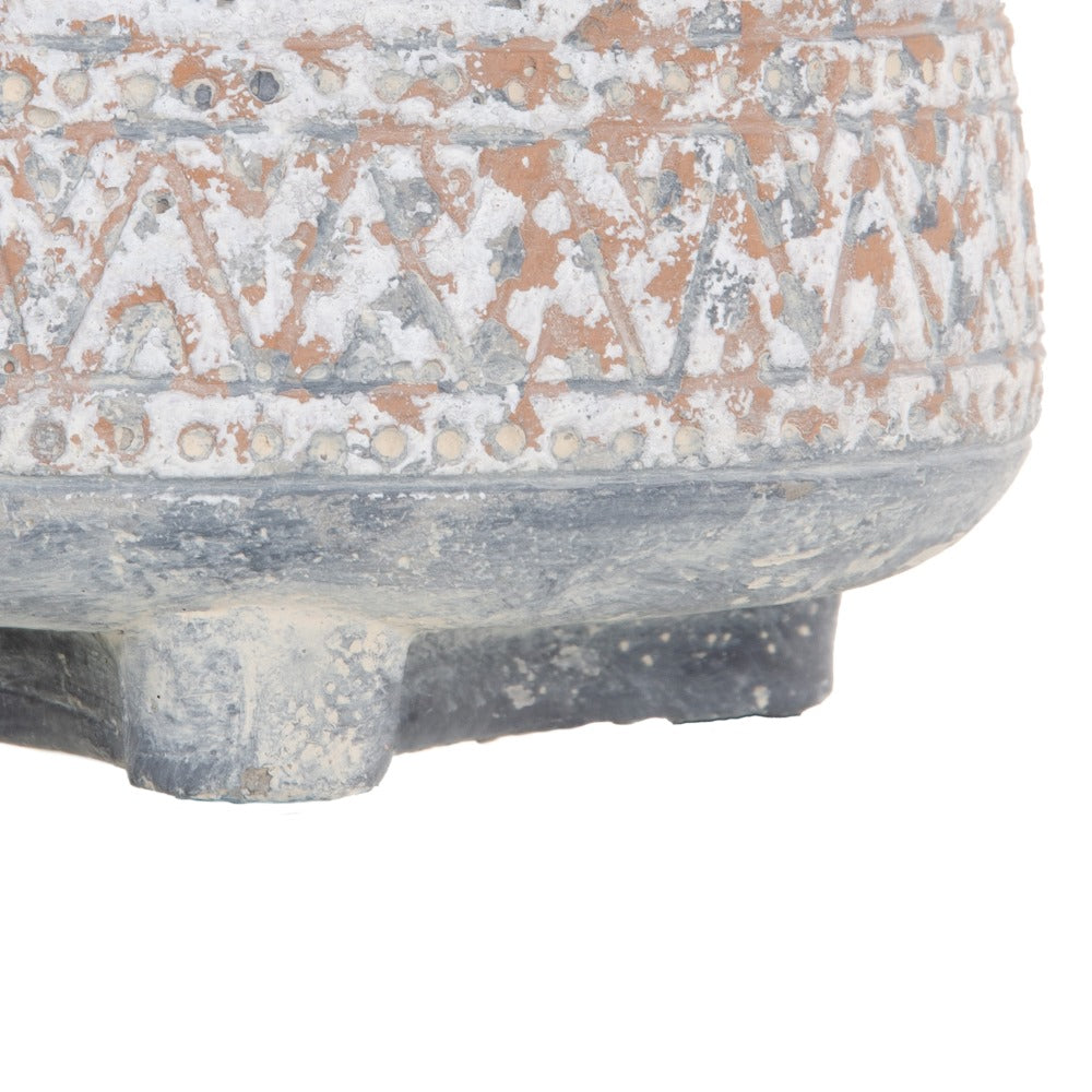 DECORATIVE CEMENT PLANTER 15 X 15 X 7.50 CM