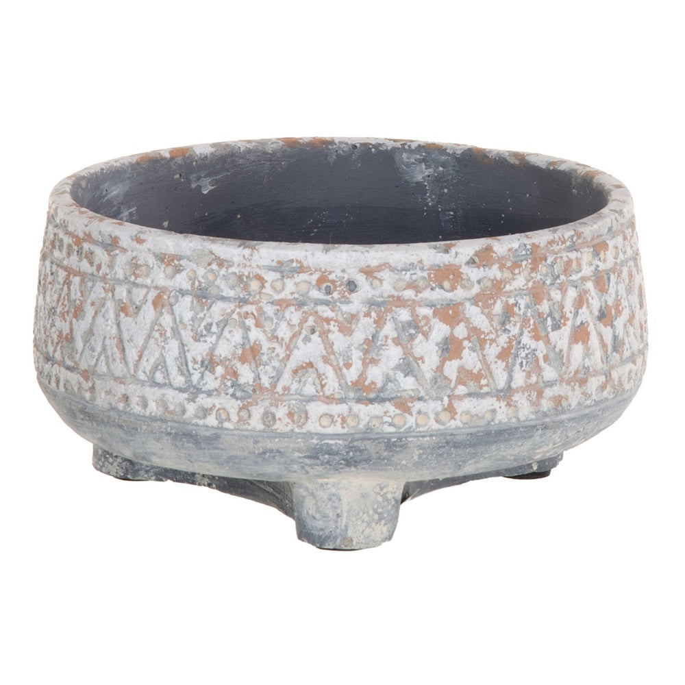 DECORATIVE CEMENT PLANTER 15 X 15 X 7.50 CM