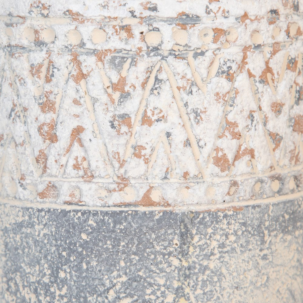 CEMENT DECORATIVE PLANTER 10.50 X 10.50 X 12 CM