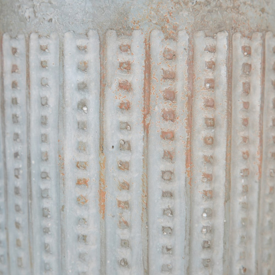 CEMENT DECORATIVE POT 15.50 X 15.50 X 25.50 CM