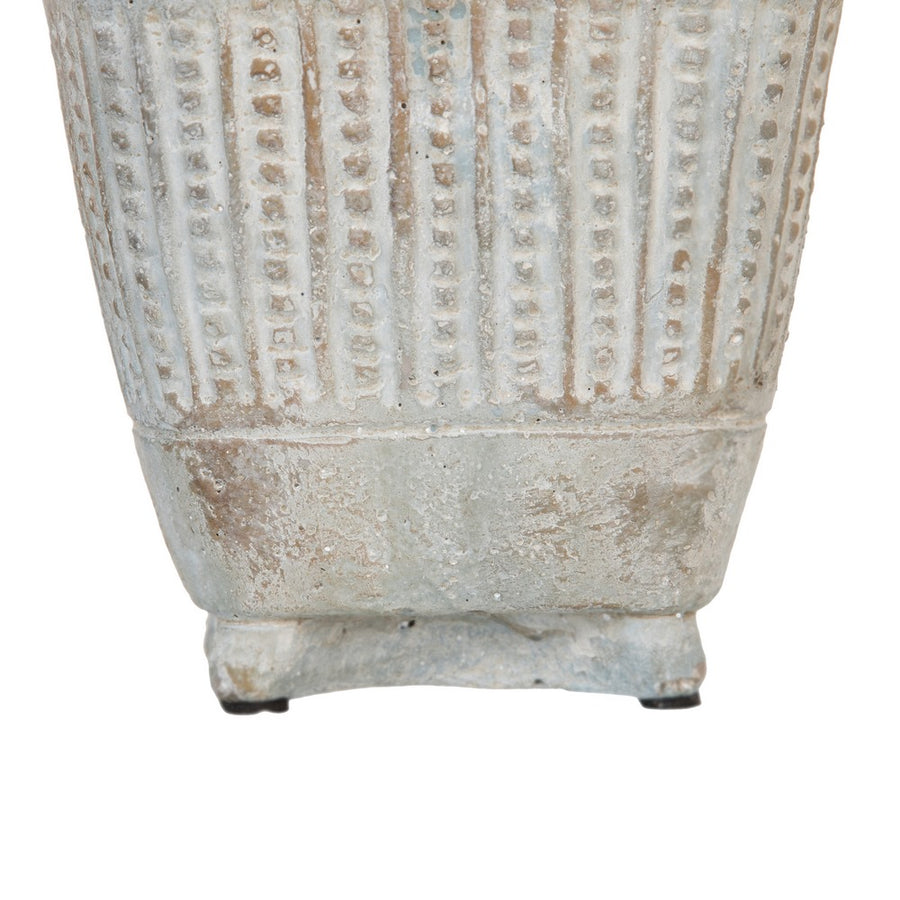 CEMENT DECORATIVE PLANTER 13 X 13 X 12.50 CM