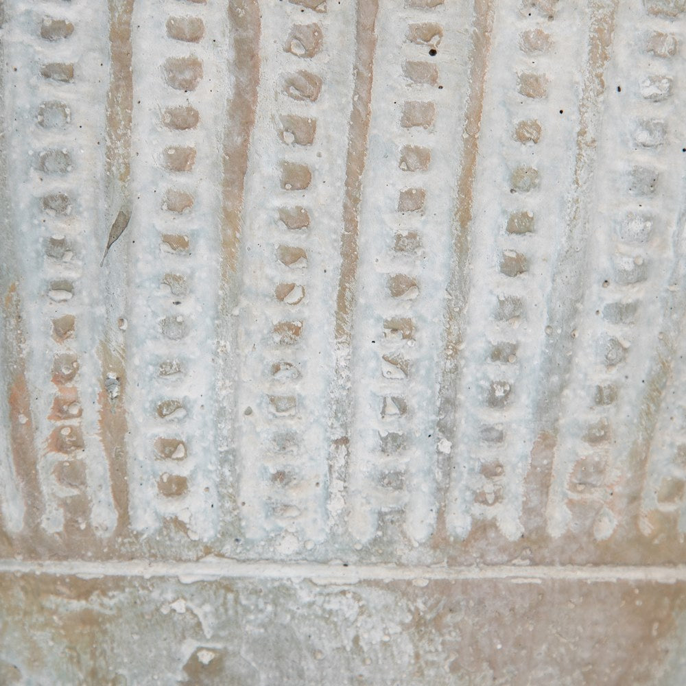 CEMENT DECORATIVE PLANTER 16.50 X 16.50 X 15.50 CM