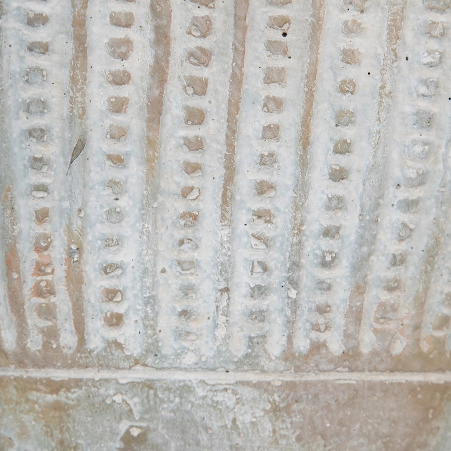 CEMENT DECORATIVE PLANTER 16.50 X 16.50 X 15.50 CM
