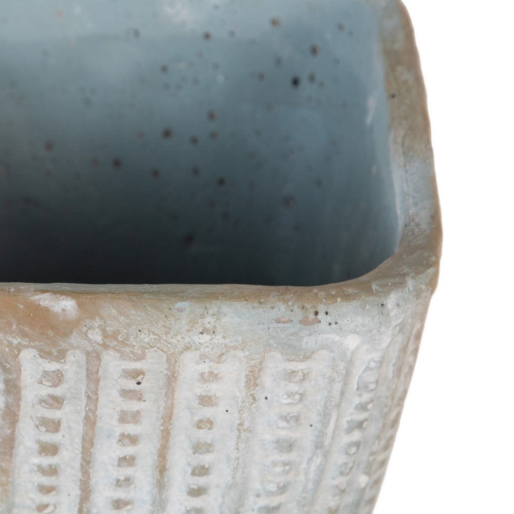 CEMENT DECORATIVE PLANTER 16.50 X 16.50 X 15.50 CM