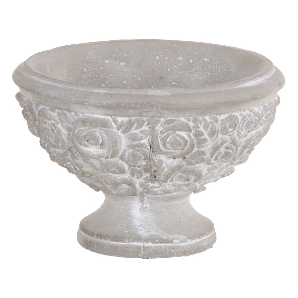 CEMENT PLANTER DECORATION 15.50 X 15.50 X 10.50 CM