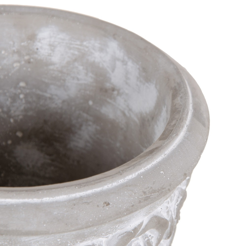 CEMENT DECORATIVE PLANTER 19 X 19 X 17.50 CM