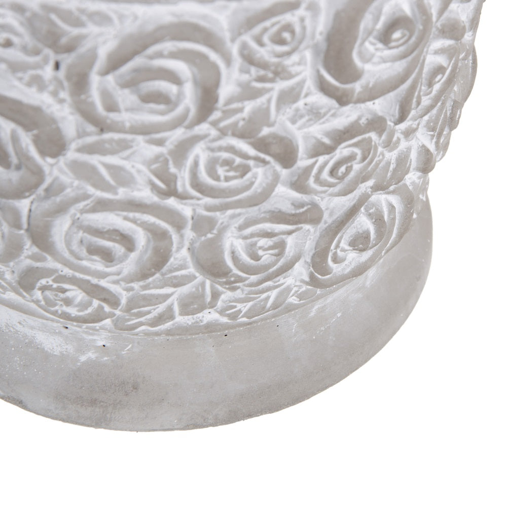 CEMENT DECORATIVE PLANTER 19 X 19 X 17.50 CM