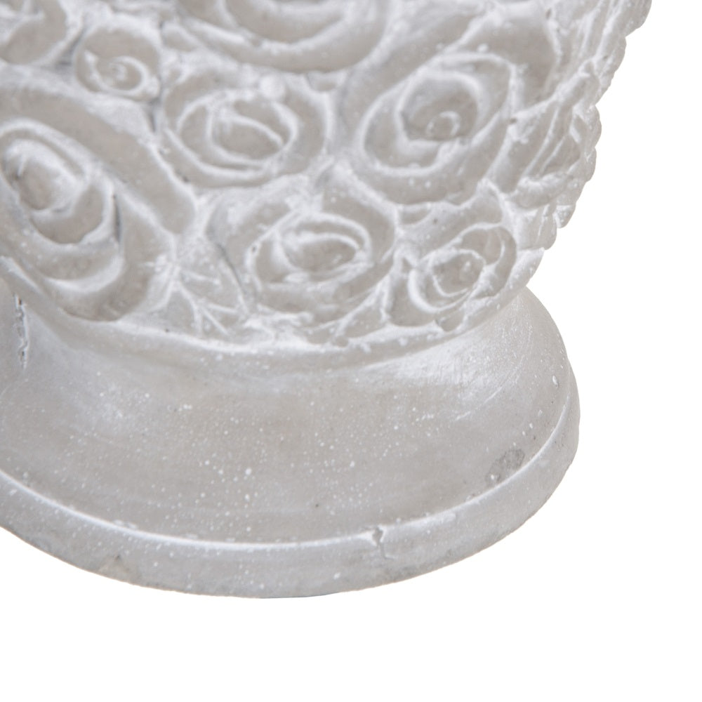 CEMENT PLANTER DECORATION 13 X 13 X 17.50 CM