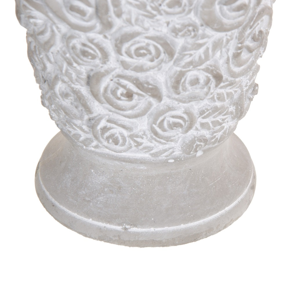 MACETERO CEMENTO DECORACIÓN 15,50 X 15,50 X 23 CM
