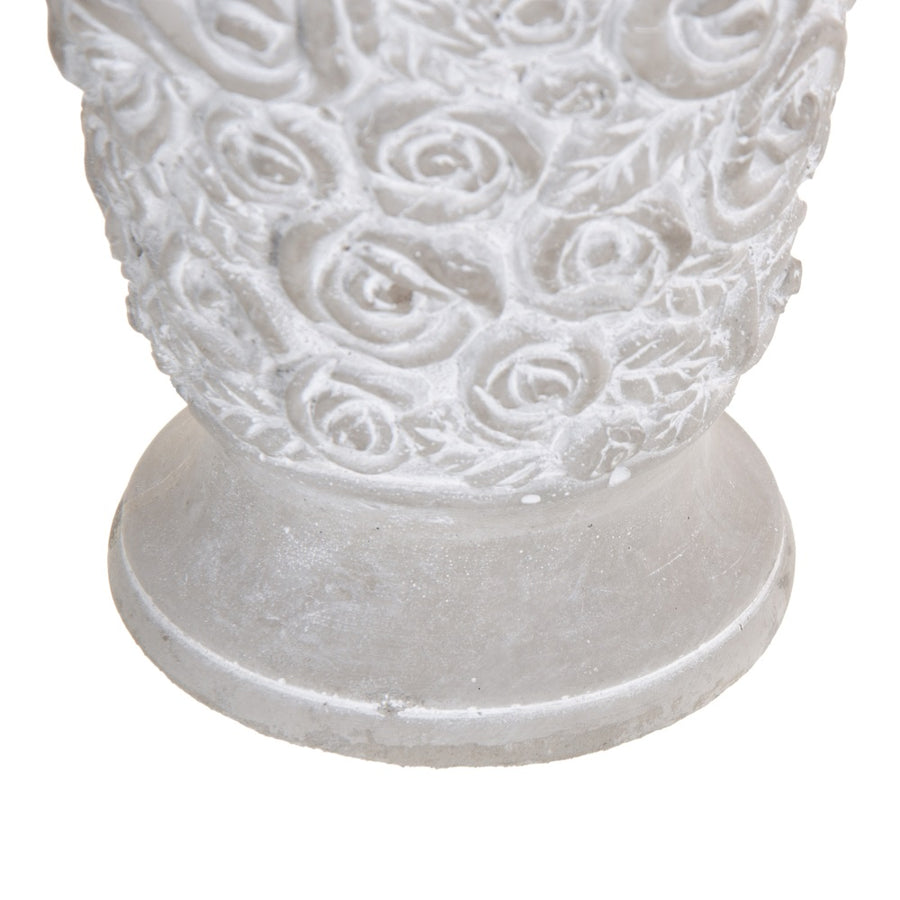 CEMENT DECORATIVE PLANT POT 15.50 X 15.50 X 23 CM