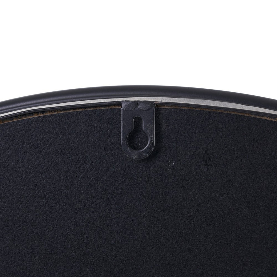 ESPEJO NEGRO METAL DECORACIÓN 41 X 13 X 41 CM