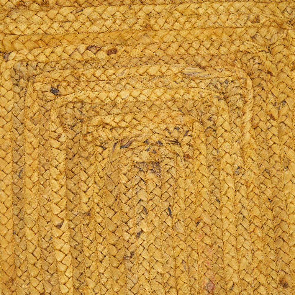 ALFOMBRA AMARILLO YUTE DECORACI�N 170 X 70 CM