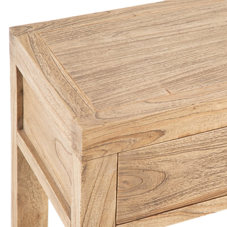 CONSOLA NATURAL MADERA MINDI ENTRADA 100 X 35 X 85 CM