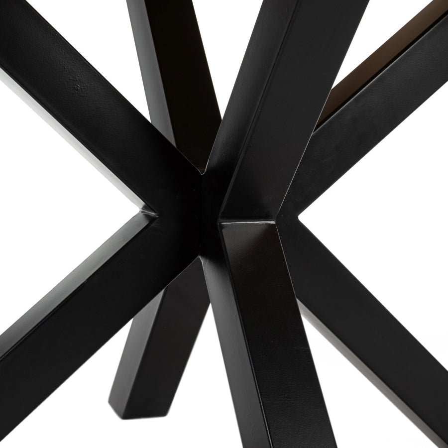 MESA COMEDOR NATURAL-NEGRO 160 X 90 X 76 CM
