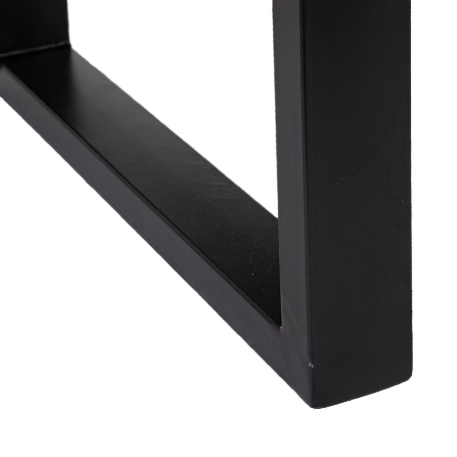 MESA COMEDOR NATURAL-NEGRO 160 X 90 X 76 CM