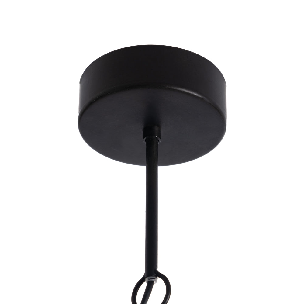 BLACK METAL CEILING LAMP LIGHTING 35 X 35 X 31 CM