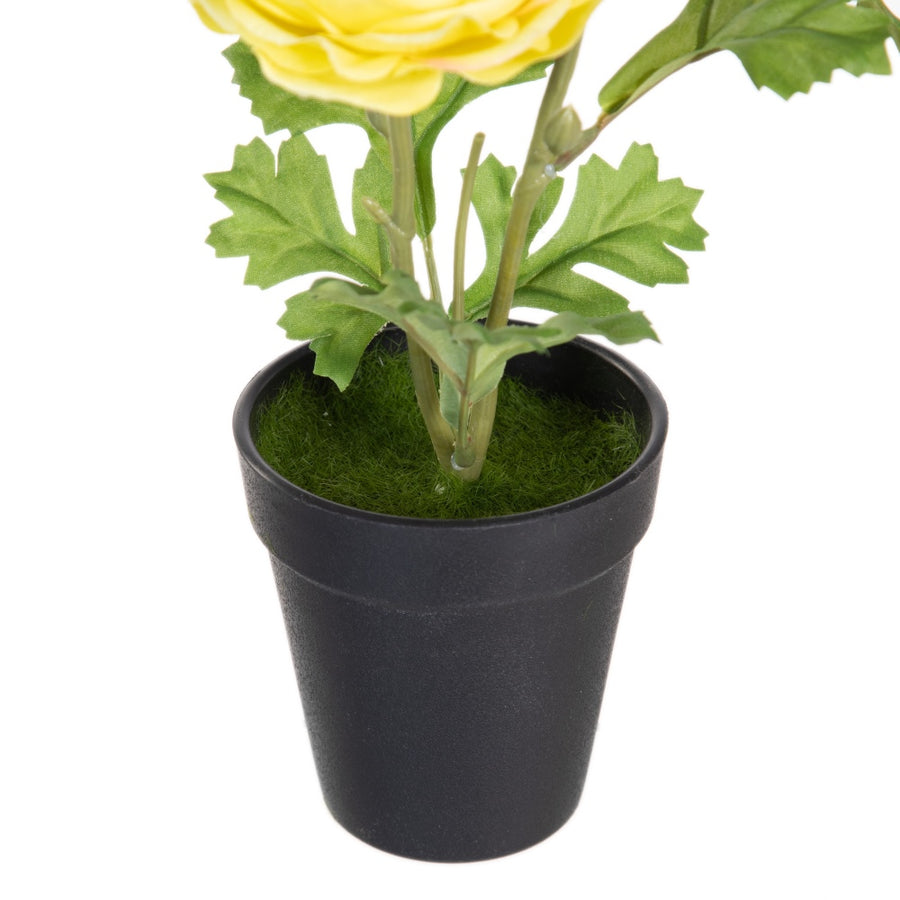 PLANTA FLOR NARANJA ARTIFICIAL 9,50 X 9,50 X 29 CM