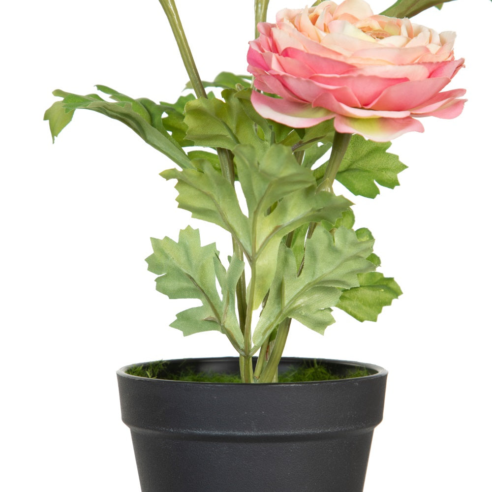 PLANTA FLOR ROSA ARTIFICIAL DECORACIÓN 11 X 11 X 36 CM