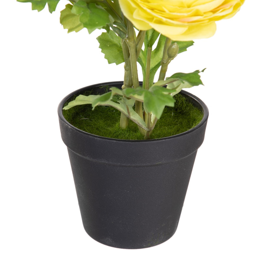 ARTIFICIAL ORANGE FLOWER PLANT 11 X 11 X 36 CM